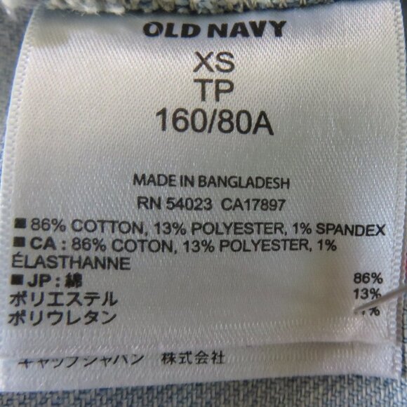 Light Blue Jean Vest Old Navy XS......................325 - Picture 9 of 11